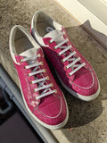 Ascot Sneakers - Pink Crocodile - Ascot Shoes