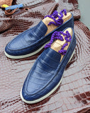 Ascot Cannes - Blue Crocodile - Ascot Shoes