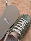 Ascot Sneakers - Green Crocodile - Ascot Shoes