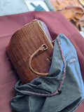 Duffel Bag - Cognac Crocodile 50 cm - Ascot Shoes