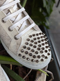 Ascot Sneakers - Himalayan Crocodile with Studs - Ascot Shoes
