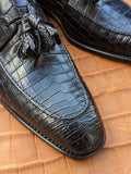 Ascot Siena - Black Crocodile - Ascot Shoes