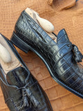 Ascot Siena - Black Crocodile - Ascot Shoes