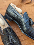 Ascot Siena - Black Crocodile - Ascot Shoes