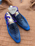 Ascot Forli - Blue Combination. - Ascot Shoes
