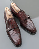 Ascot Catania - Brown Crocodile - Ascot Shoes