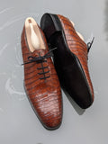 Ascot Pisa - Cognac Crocodile - Ascot Shoes