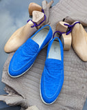 Ascot Cannes - Light Blue Ostrich - Ascot Shoes