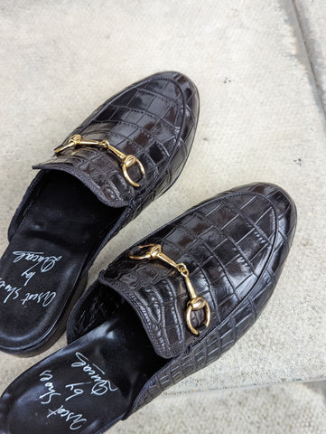 Ascot Terni - Black Crocodile