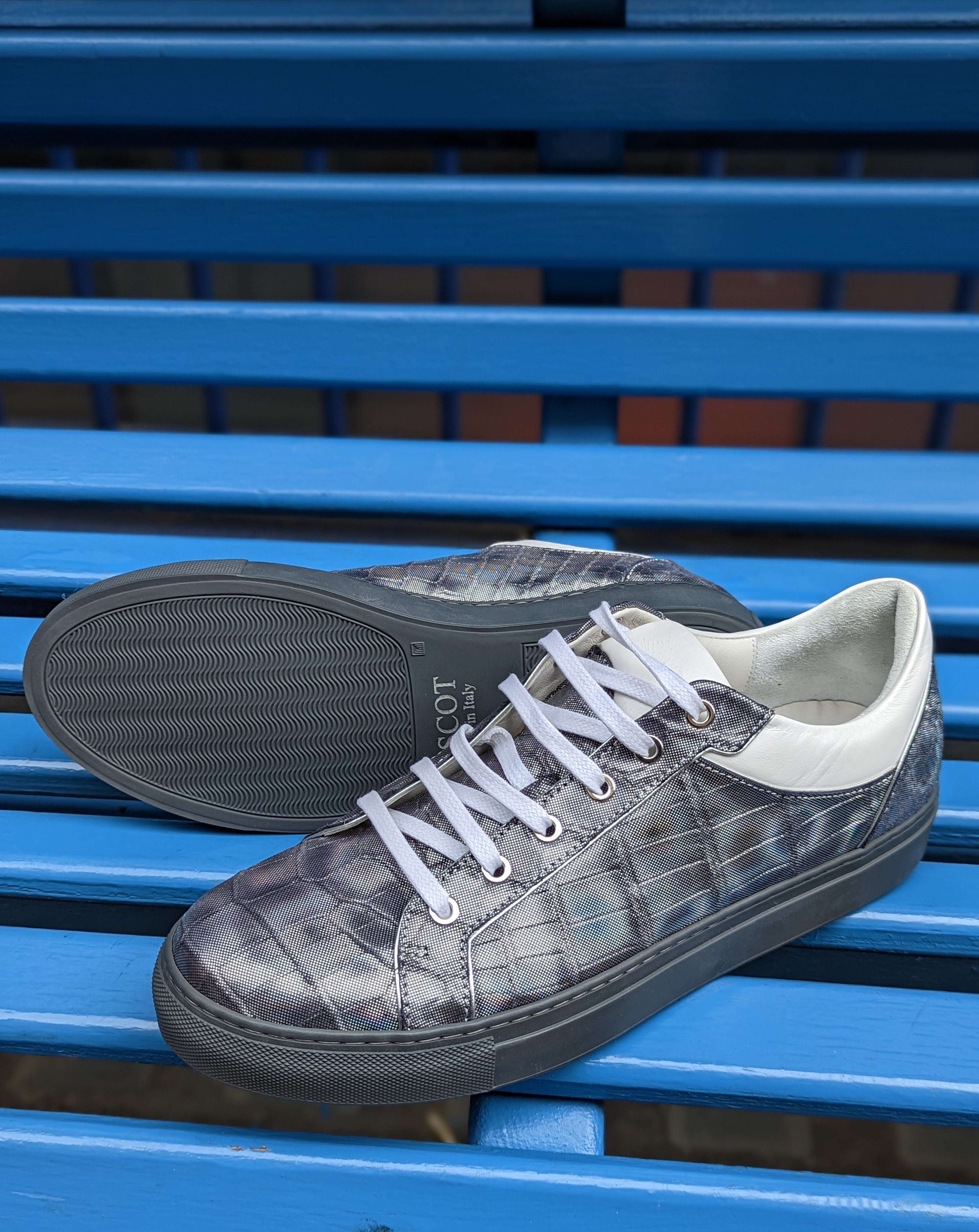 Ascot Sneaker - Multicolor Alligator, UK 10 - Ascot Shoes