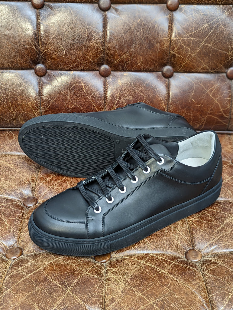 Ascot Sneaker - Black Calf - Ascot Shoes