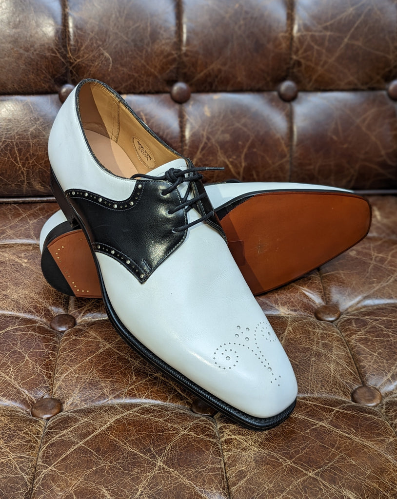 Edward Green - Westwood - Black & White calf, UK 9.5 - Ascot Shoes