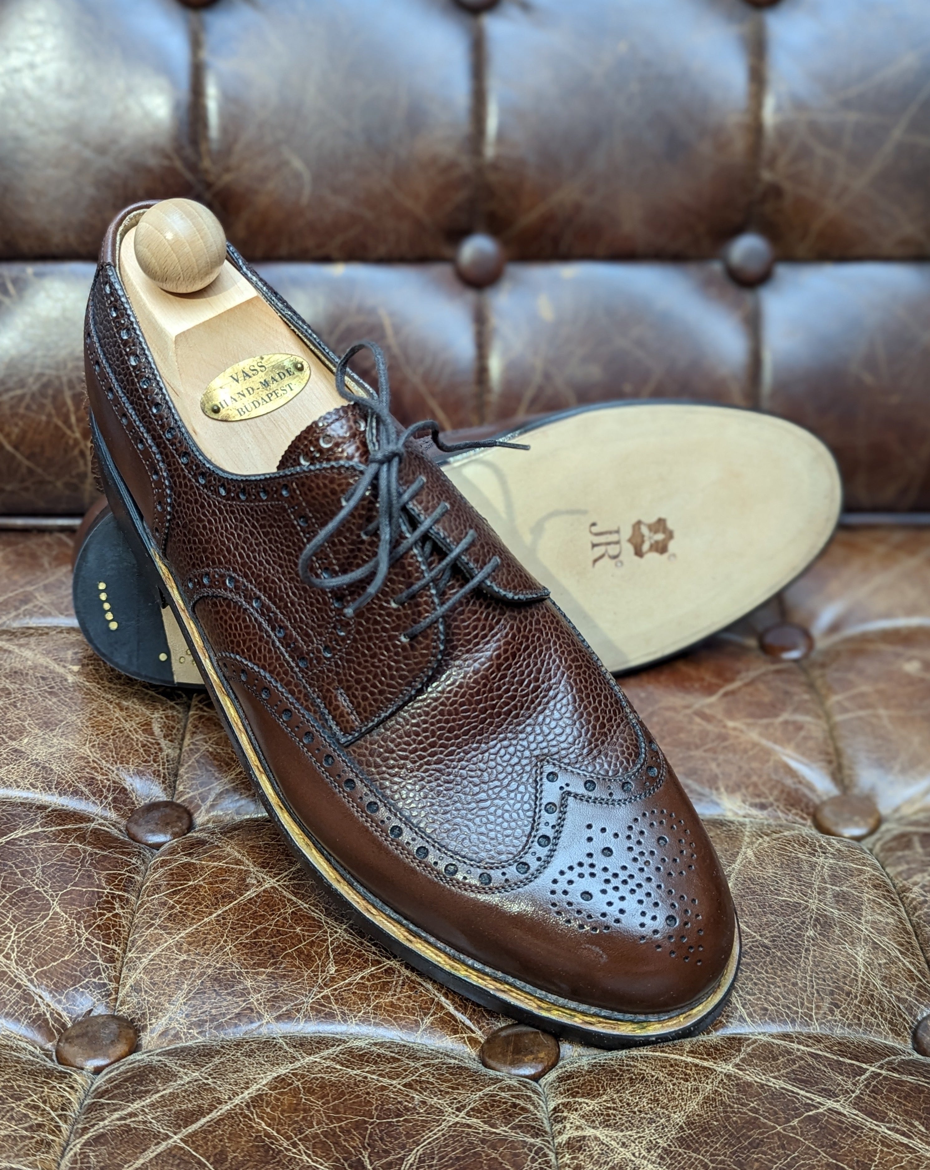 Budapester - Antique Cognac combination, UK 9 - Ascot Shoes