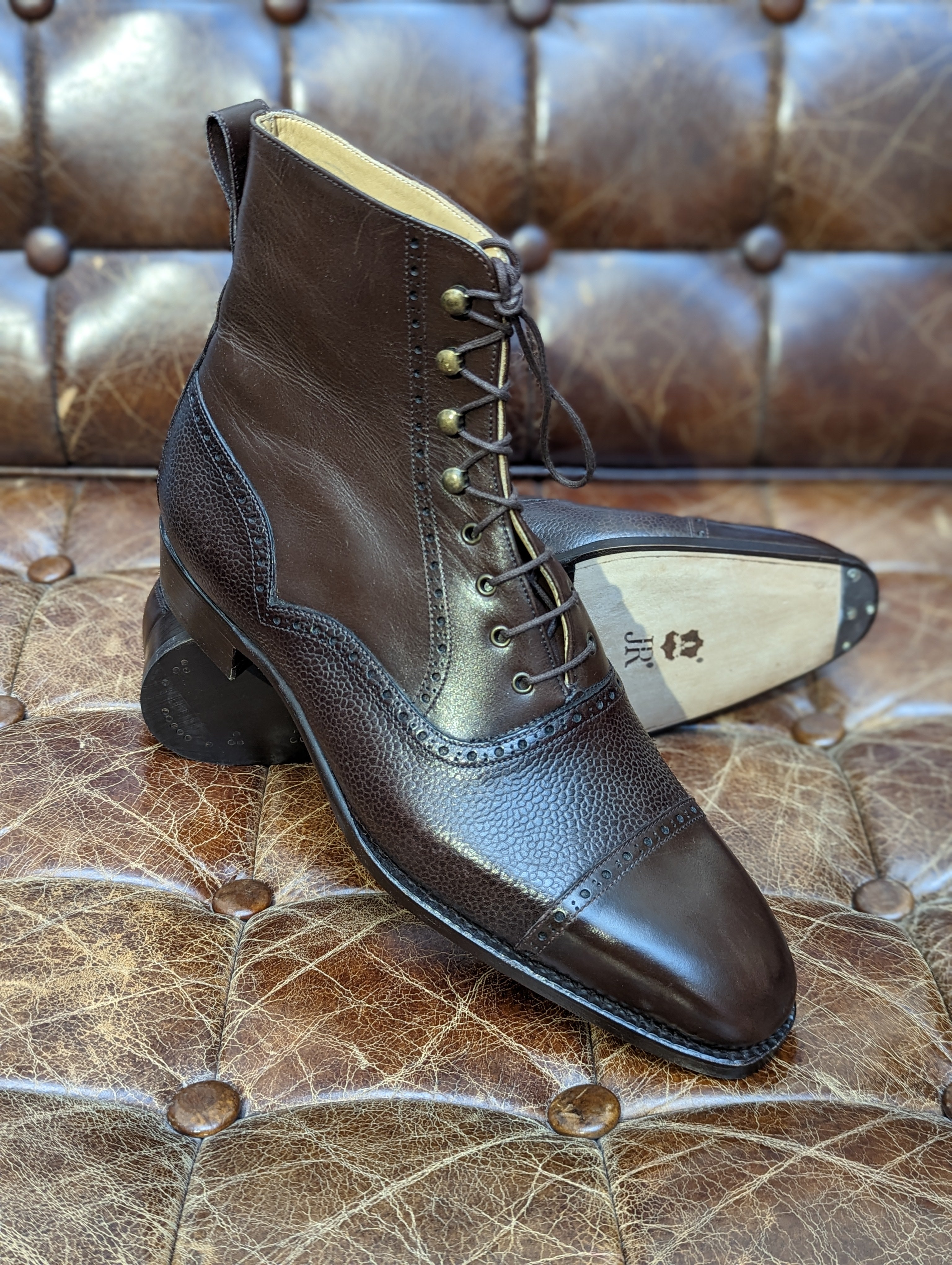 Vass Valway - Brown Combination, UK 9, U last - Ascot Shoes