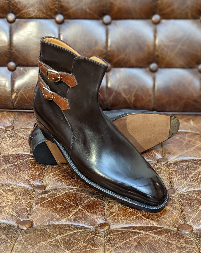 Enzo Bonafe - Dark Brown Calf, UK 9.5 - Ascot Shoes