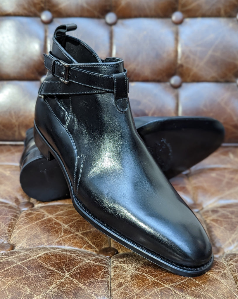Ducal Jodhpur Boots - Black Calf, UK 10 - Ascot Shoes