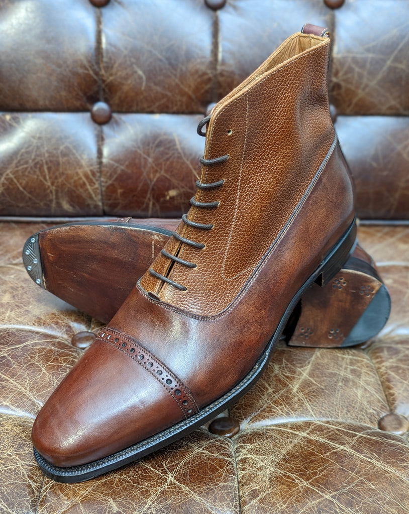 Bettanin & Ventura - Cognac Combination, UK 9.5 - Ascot Shoes