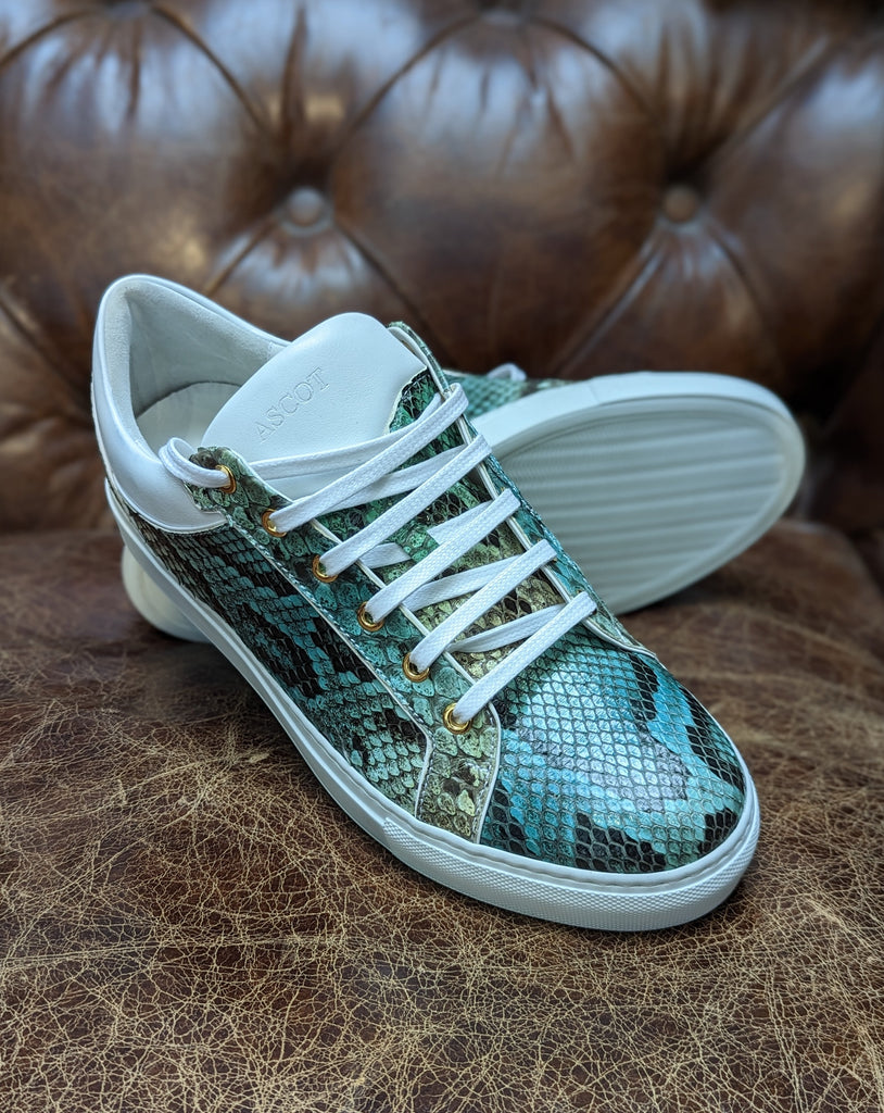 Ascot Sneaker - Python, UK 9 - Ascot Shoes