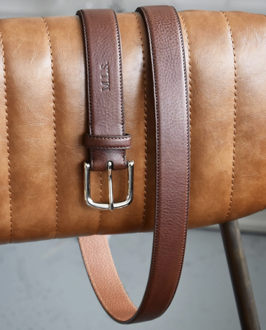 Bespoke Belt -  Calf & Togo Leather