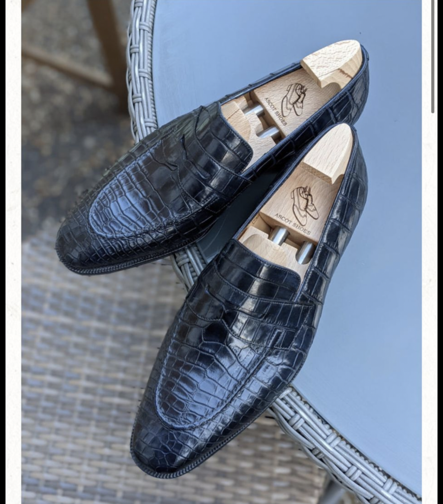 Crocodile moccasins deals