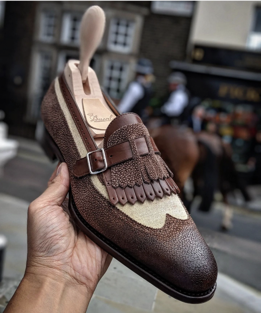 Down payment Invoice Sandeep: Shanghai Monks. UK7 - Ascot Shoes
