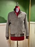 Bespoke Crocodile Bomber Jacket - Silver Grey Nubuck - Ascot Shoes