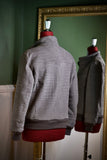 Bespoke Crocodile Bomber Jacket - Silver Grey Nubuck - Ascot Shoes