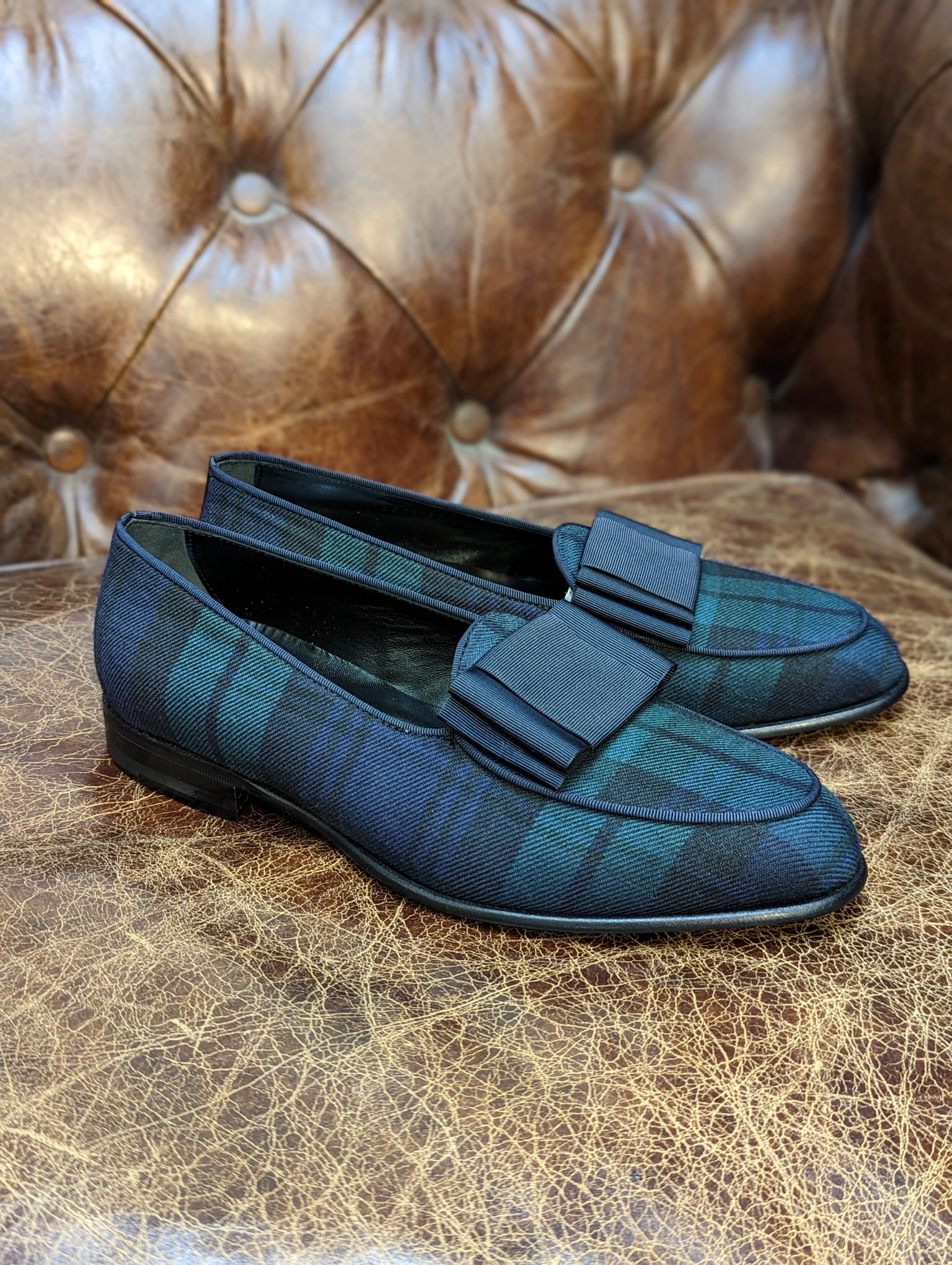Ascot Pavia - Black Watch Tartan - Ascot Shoes