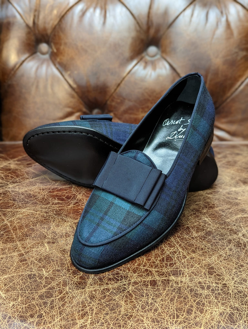 Ascot Pavia - Black Watch Tartan - Ascot Shoes