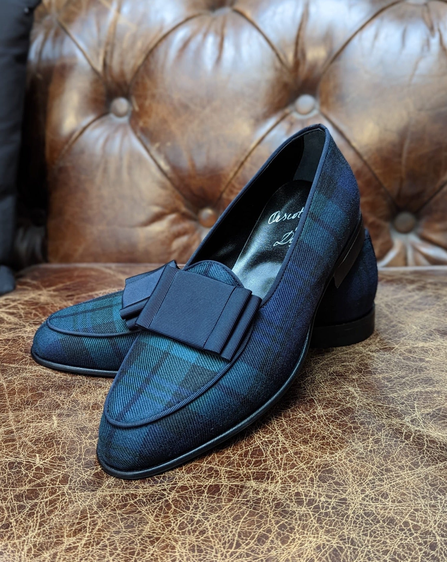 Ascot Pavia - Black Watch Tartan - Ascot Shoes